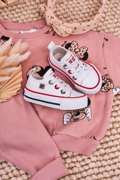 Kinder Classic Low Turnschuhe BIG STAR HH374193 Weiß