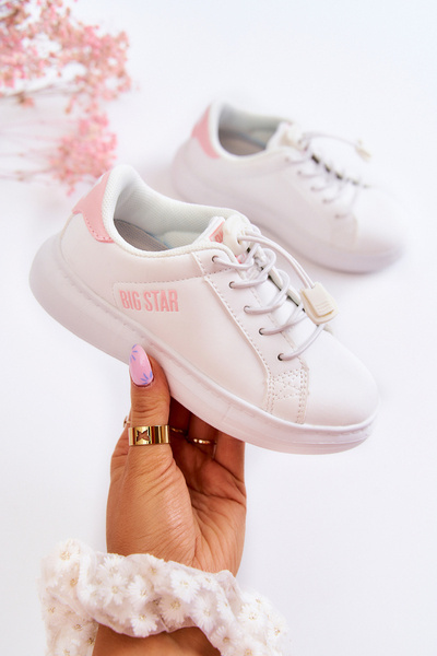 Chaussures de sport enfant Big Star JJ374068 Blanc et Rose