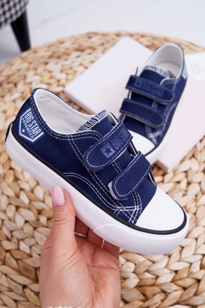 Velcro Sneakers Big Star FF374064 Navy Blue