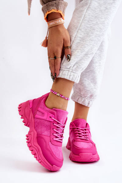 Chaussures de Sport à la Mode Baskets Fuchsia Frezio