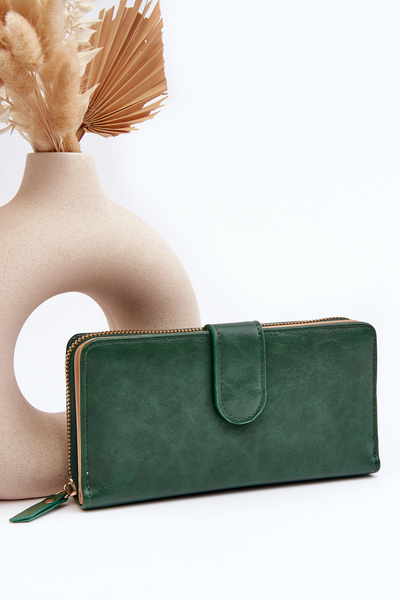 Grand Portefeuille Femme Vert Sopheia