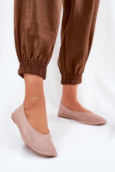 Ballerines Dames En Daim Big Star RR274081 Roses