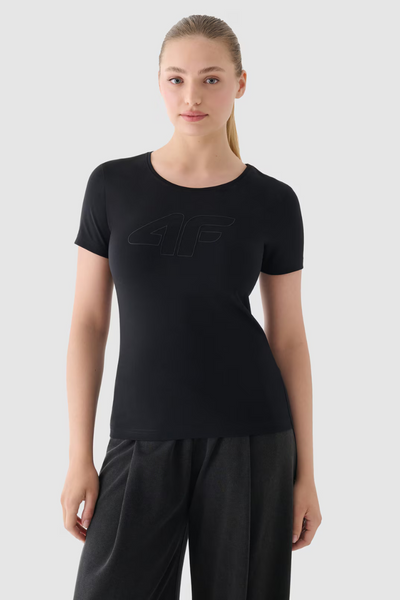 T-Shirt Femme Avec Imprimé 4F Noir 4FWMM00TTSHF1846-20S