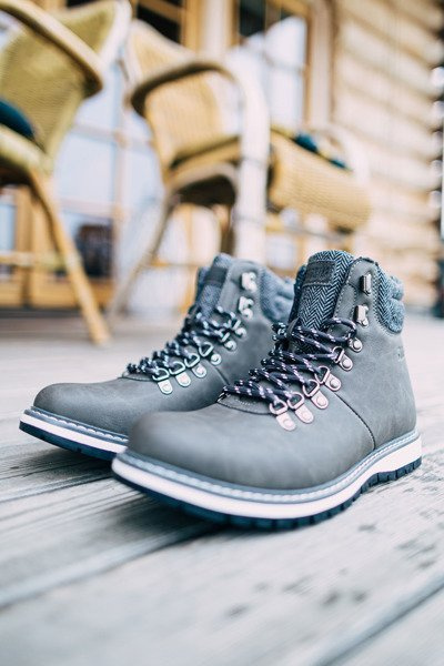 Bottines Trappers Homme Big Star Gris EE174405