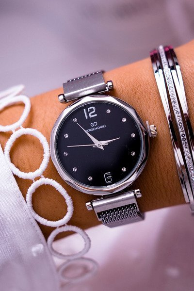 Women's Watch Giorgio & Dario Silver Black Sinara