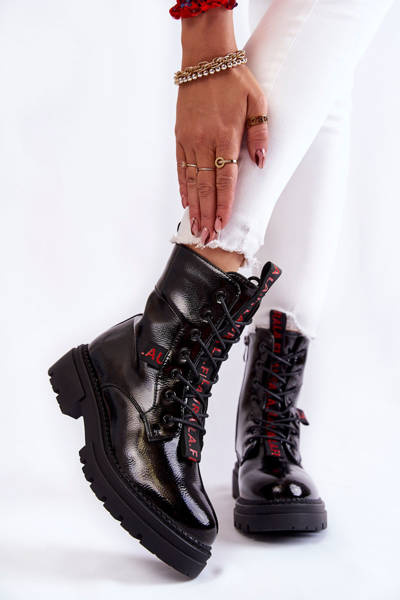 Bottes Chaudes Laquées La.Fi 250054B-LA Noir