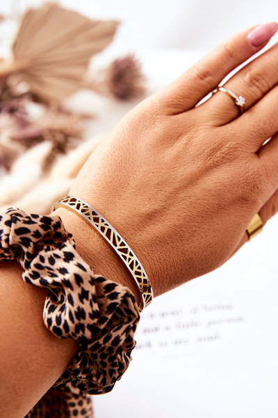 Stahlspange Armband Gold Mannie