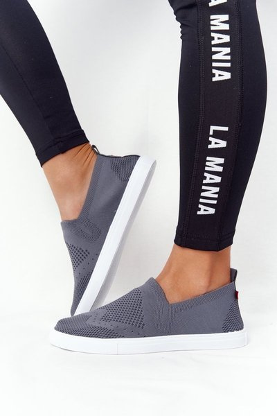 Damen Big Star Slip-on Tennis FF274A607 Grau