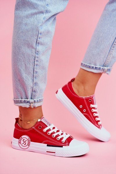 Moteriški sportbačiai Cross Jeans Red FF2R4074C