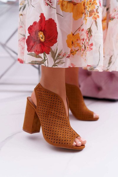 Sandale de stiletto pentru femei peep toe pentru femei