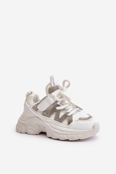 Pantofi Sport Pentru Copii Cu Zirconii Albi Rianalla