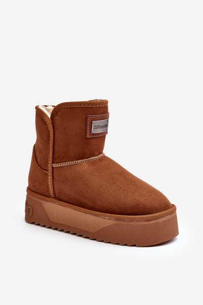 Veganų platformos sniego batai D.Franklin DFSH371004 Ruda