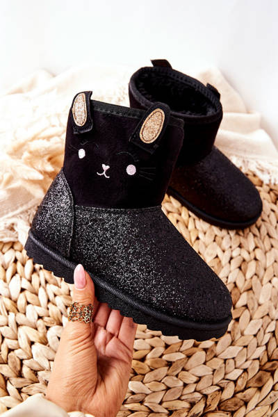 Kinder-Schneestiefel Schwarz Coreris
