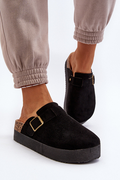 Sabots Plateforme Femme Noir Jorfhia
