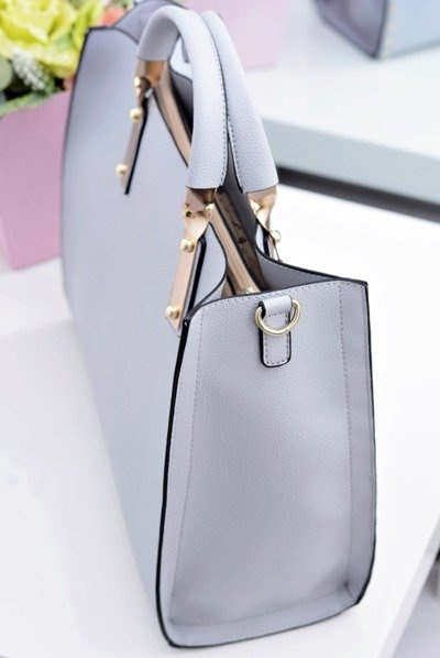 Monnari mėlynas stačiakampis moteriškas krepšys