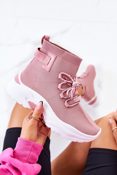 Női sportzoknicipő Pink KeSport