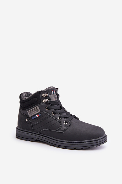 Bottes chaudes pour hommes noires McBraun