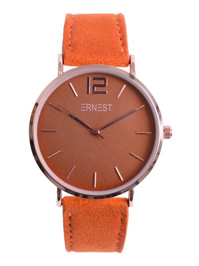 Women's Watch Ernest Manon Suede Orange