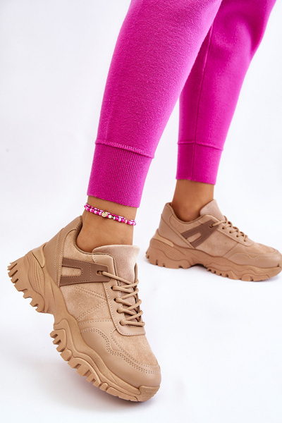 Divatos Sportcipők Sneakers Beige Frezio
