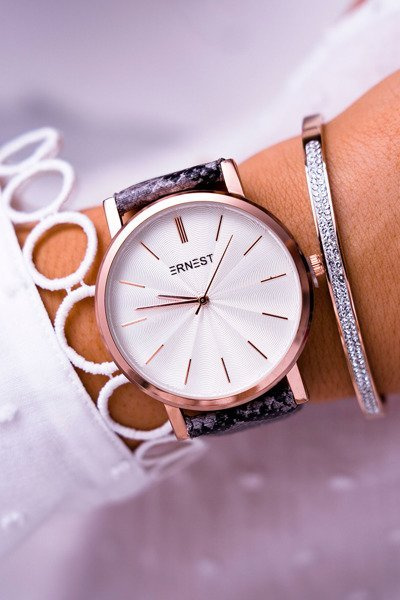 Women's Ernest Snake Skin Watch Cedis