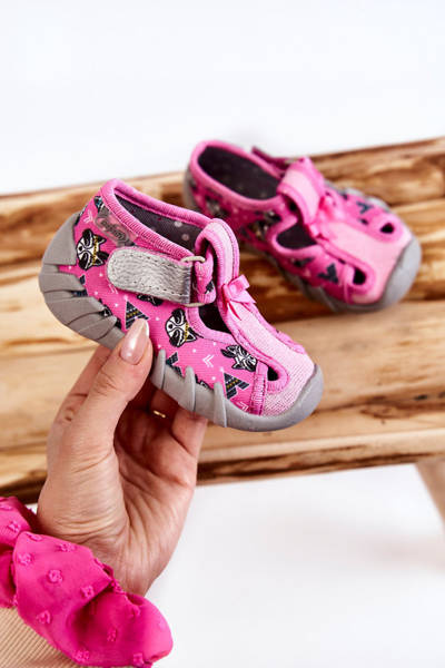 Slippers Befado Velcro 190P102 Pink