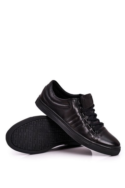 Chaussures Cuir Homme Baskets BEDNAREK Noir