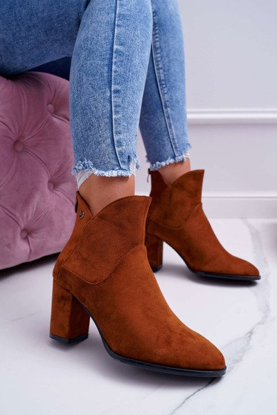 Moteriški batai su aukštakulniais Sergio Leone Camel BT525