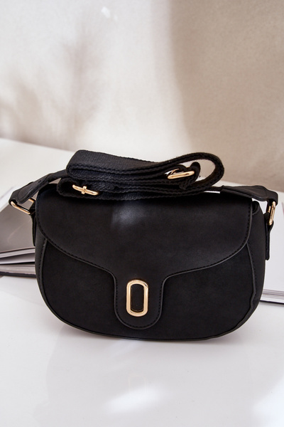 Sac Bandoulière En Cuir Écologique Noir Samriddhi