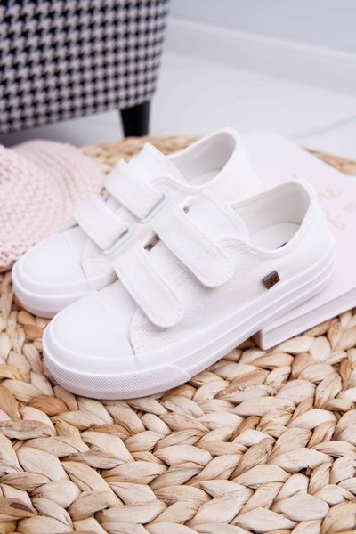 Adidaje Velcro pentru copii Big Star FF374096 White