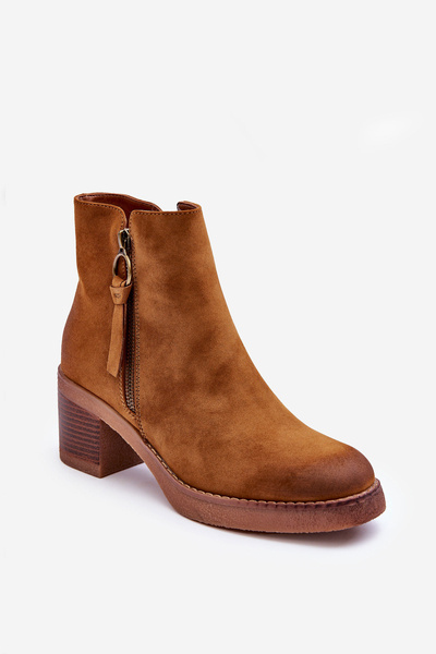 Bottes classiques en daim pour femmes marron Limoso