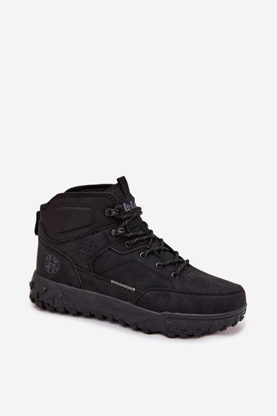 Herren Winter Schuhe Trapper Isoliert Lee Cooper LCJ-25-01-3725 Schwarz
