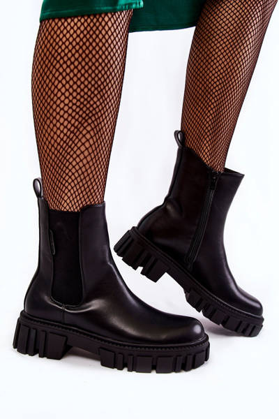 Boots Workery Cross Jeans KK2R4069C Negru