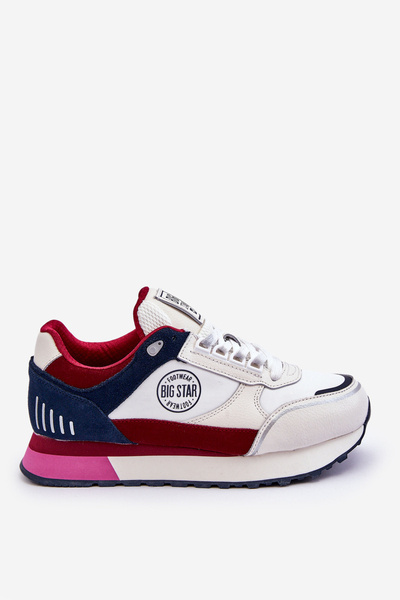 Sistem de spumă de memorie din piele Big Star LL274369 White-Red