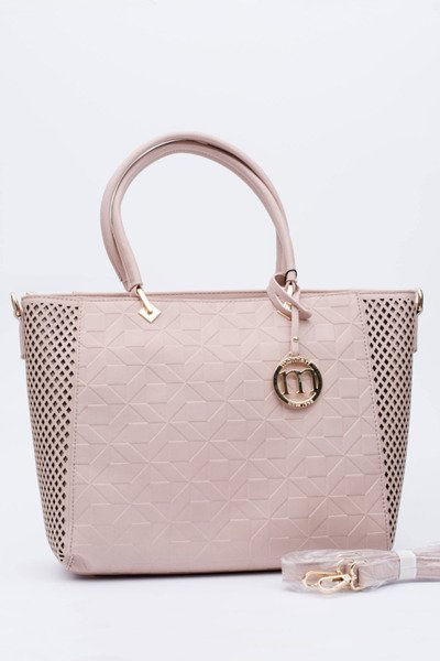 Geantă de mână Monnari Classic Shopper Pudră