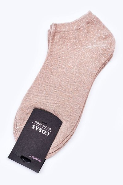 Damen-Silbergarn-Socken COSAS Beige