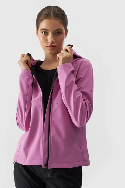 Női Dzseki 4F Softshell Membrán 5000 4F Rózsaszín 4FWAW24TSOFF285-54S