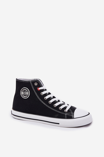 Stoff Herren Sneaker Big Star NN174304 HI-POLY SYSTEM Schwarz