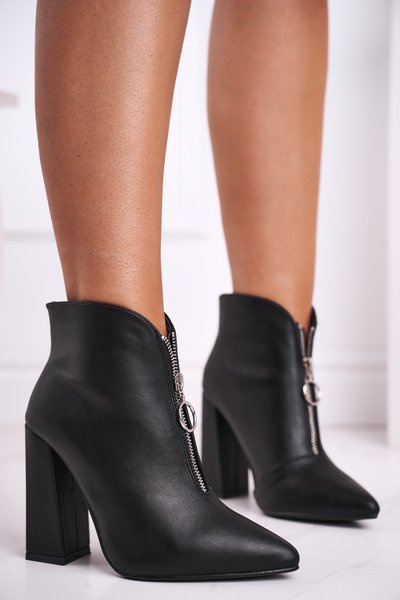 Bottes pour femmes à talons hauts noires Save Me
