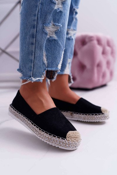 Femei Espadrilles Black Carian