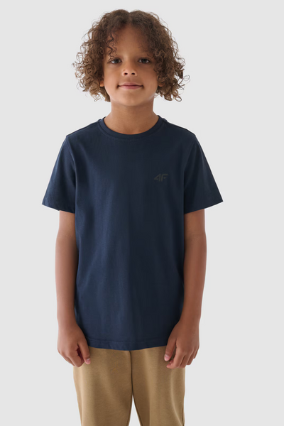 Boys Smooth Cotton marškinėliai Navy 4F 4FJWMM00TTSHM1626-31S