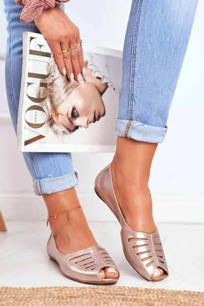 Ballerines Femme Maciejka Cuir Or 03497-25