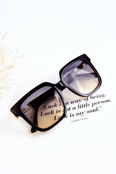 Damensonnenbrille Ombre V120026 Schwarz-Gold