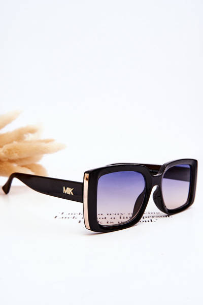 Ochelari de soare cu decorare M2366 Black Gradient Blue-Orange