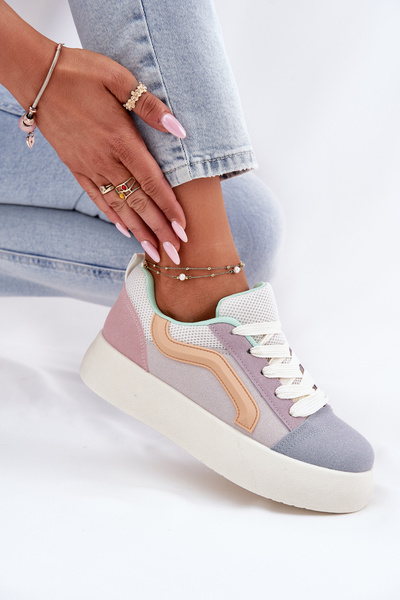 Baskets Femme Sur Plateforme Multicolore Tellnira