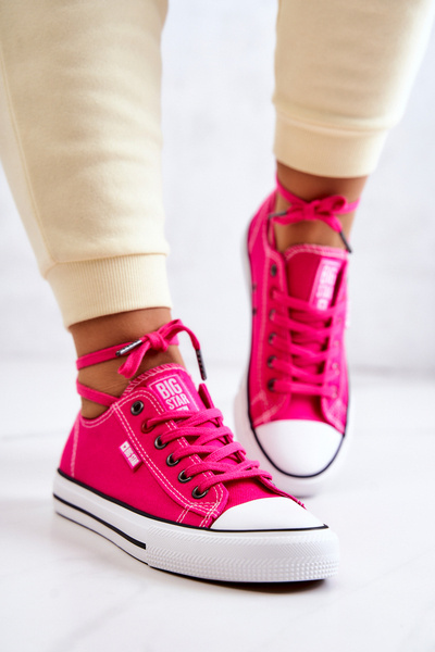 Women's Low Sneakers Big Star JJ274A005 Fuchsia