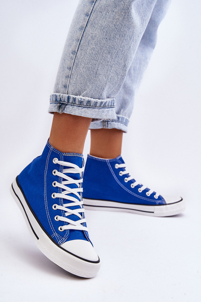 Baskets montantes classiques pour femmes bleues Remos