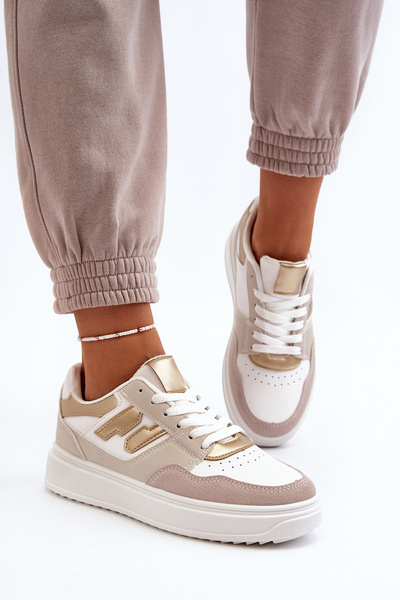 Damen Low Sneakers Beige Regines