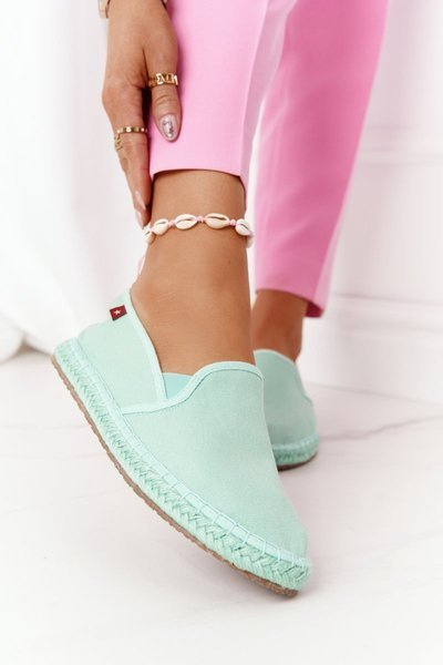Gewebte Espadrilles Big Star DD274A141 Grün