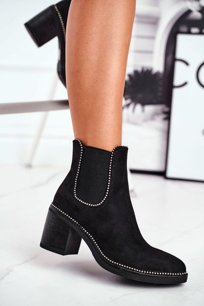 Women's Heeled Boots Schwarz Let Me