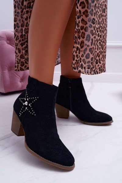 Cizme de cowboy pentru femei Black Cowber